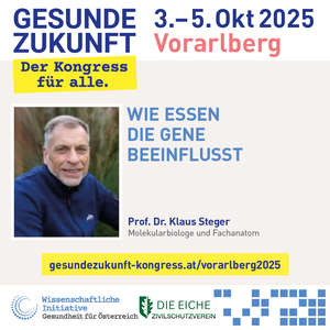 vorarlberg-tag2: Klaus Steger Wie Essen die Gene beeinflusst
