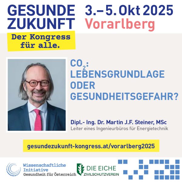 vorarlberg-tag1: Martin Steiner CO2: Lebensgrundlage oder Gesundheitsgefahr?
