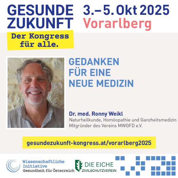 vorarlberg-tag3: Ronny Weikl Gedanken für eine neue Medizin